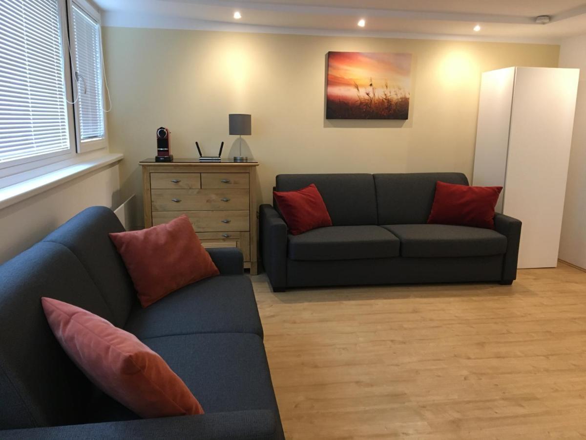 Cosy Flat In The Quiet Area With Own Garden, Free Parking And Direct Public Transport Link To The Centre Lejlighed Wien Eksteriør billede
